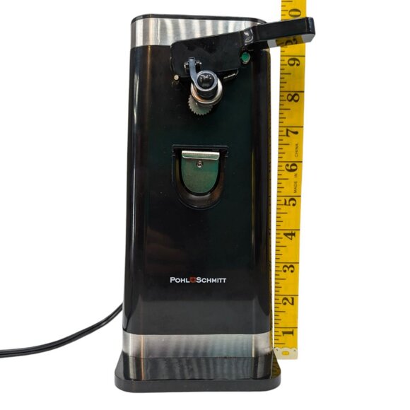 Pohl Schmitt Electric Can Opener CO111 Knife Sharpener Bottle Opener Black - Picture 6 of 15
